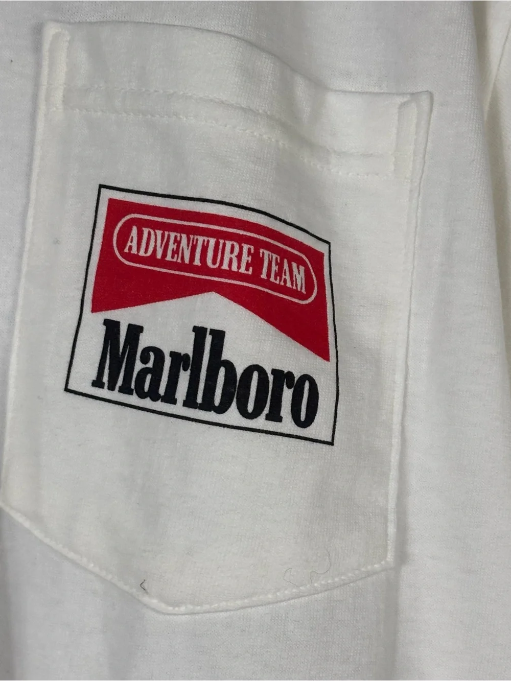 Marlboro 90's Vintage Delta Tag Adventure Team River Rafting Tee Shirt Men's XL